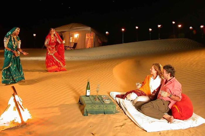Sam Dunes Desert Luxury Camp & Resort Jaisalmer Bagian luar foto